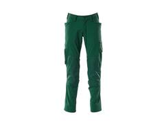 Mascot Broek stretch met kniezakken groen 90C47