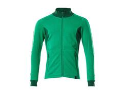 Mascot Sweatshirt met rits helder groen/groen M ONE