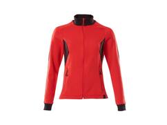 Mascot Sweatshirt met rits dames signaalrood/zwart XL ONE