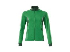 Mascot Sweatshirt met rits dames helder groen/groen XS ONE