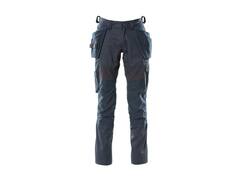 MASCOT Werkbroek stretch panelen met knie- en s DONKERMARINE 82C46