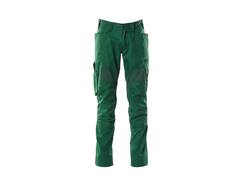 Mascot Broek stretch panelen met kniezakken groen 82C68