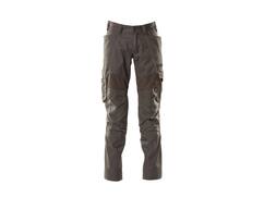 Mascot Broek stretch panelen met kniezakken donkerantraciet 82C49