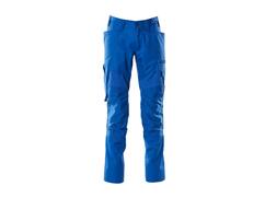 Mascot Broek stretch panelen met kniezakken helder blauw 90C48