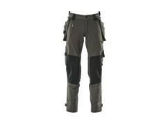 MASCOT Werkbroek stretch met cordura kniezakken DONKER ANTRACIET 76C54