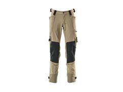 Mascot Werkbroek stretch met cordura kniezakken lichtkhaki 90C56