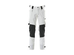 Mascot Werkbroek stretch met cordura kniezakken wit 76C51