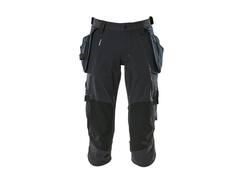 MASCOT Driekwart werkbroek stretch met spijkerz DONKER MARINE C44