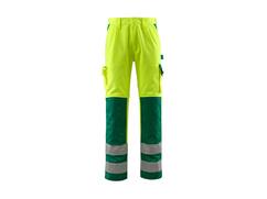 Mascot Olinda werkbroek geel/groen 82C56