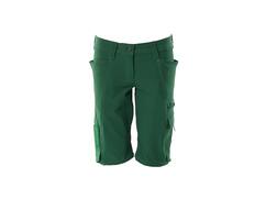 MASCOT Korte werkbroek stretch dames GROEN C40