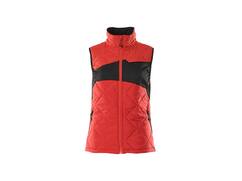 Mascot Winterbodywarmer met climascot dames signaalrood/zwart XL