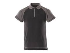 MASCOT Bianco poloshirt ZWART/ANTRACIET 4XL