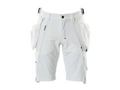 Mascot Korte werkbroek stretch met spijkerzakken wit C48