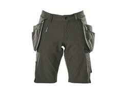 Mascot Korte werkbroek stretch met spijkerzakken donker antraciet C42