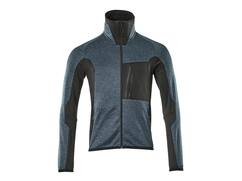 MASCOT Microfleece jack stretch hoge kraag DONKERPETROL/ZWART M