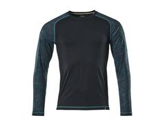 MASCOT T-shirt lange mouwen DONKER MARINE L