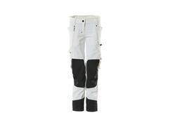MASCOT Werkbroek dames stretch met kniezakken WIT 82C54