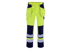 Mascot Almas werkbroek holster pockets geel/marine 90C51