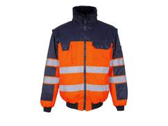 MASCOT Livigno pilotjack ORANJE/MARINE 4XL