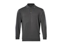 MASCOT Trinidad polo sweatshirt DONKER ANTRACIET L