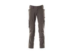 Mascot Werkbroek stretch met kniezakken donkerantraciet 82C51