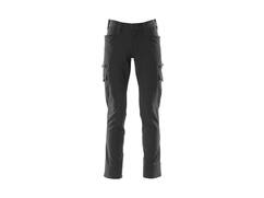 MASCOT Werkbroek stretch met dijbeenzakken ZWART 90C52