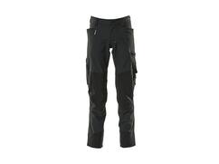 Mascot Werkbroek stretch met kniezakken zwart 76C44