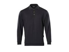 MASCOT Trinidad polo sweatshirt ZWART S