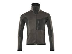 MASCOT Microfleece jack stretch hoge kraag DONKER ANTRACIET/ZWART L
