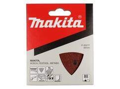 MAKITA Schuurpapier driekant K80 94MM