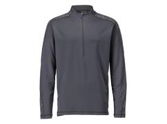 Mascot T-shirt, lange mouwen, met korte rits XS