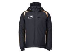 Mascot Winterjas met CLIMASCOT Marine/oranje 4XL