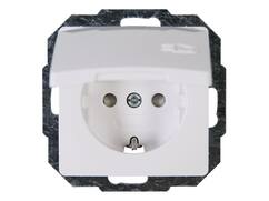 Kopp Wandcontactdoos 1V RA deksel arctic wit