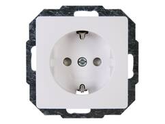 Kopp Wandcontactdoos 1V RA arctic wit