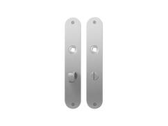 GPF plaatschild afgerond 40x220x2mm WC63/8 n 1100.21 WC63/8 KL