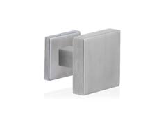 GPF Vierkante voordeurknop 70x70mm op rozet 9825.09