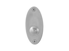 GPF Beldrukker ovaal 80x38x2mm met rvs butto 9827.03