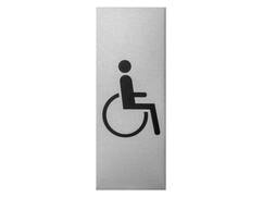 GPF Pictogram 'Mindervalide' rechthoekig zel ALUMINIUM