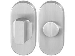 GPF Toiletgarnituur ovaal stift 8mm grote kn RVS GEBORSTELD