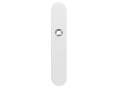 GPF Langschild enkelverend WC57/5 grote knop WIT