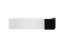 GPF Deurstopper vierkant 85x20mm Wit