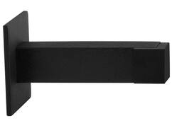 GPF Deurstopper vierkant 85x20/50mm Zwart