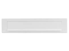 GPF Briefplaat met valklep 280x45mm WIT