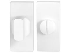 GPF Toiletgarnituur stift 5 mm grote knop WIT