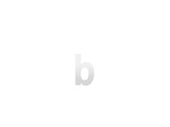 GPF Letter B/ 156 mm Wit