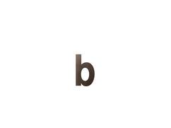 GPF Letter B/ 156 mm Dark blend