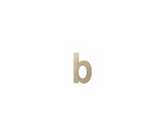 GPF Letter B/ 156 mm Champagne blend
