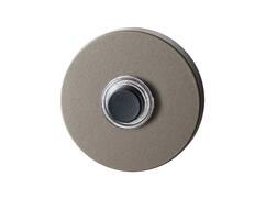 GPF Beldrukker rond met zwarte button MOCCA BLEND