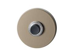 GPF Beldrukker rond met zwarte button CHAMPAGNE BLEND