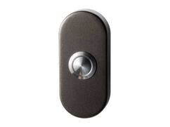 GPF Beldrukker ovaal met RVS button DARK BLEND